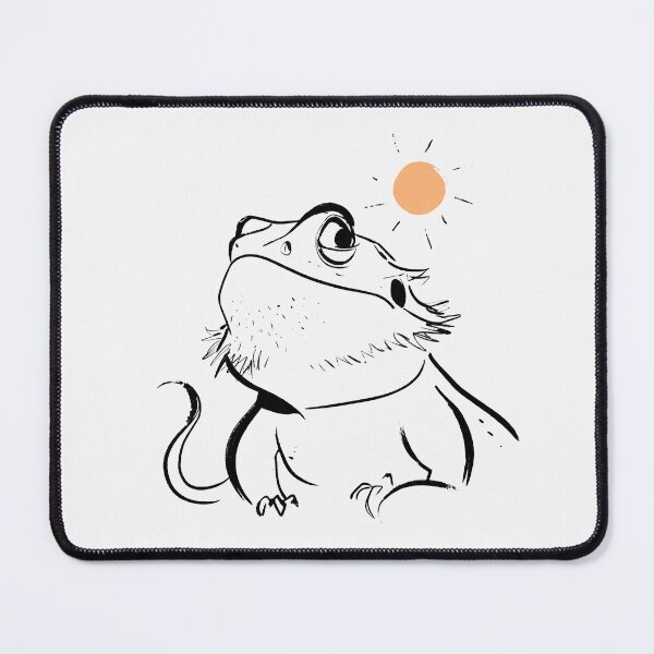Item preview, Crowned Bearded Dragon King Looking at Sun designed and sold by PixelQ.