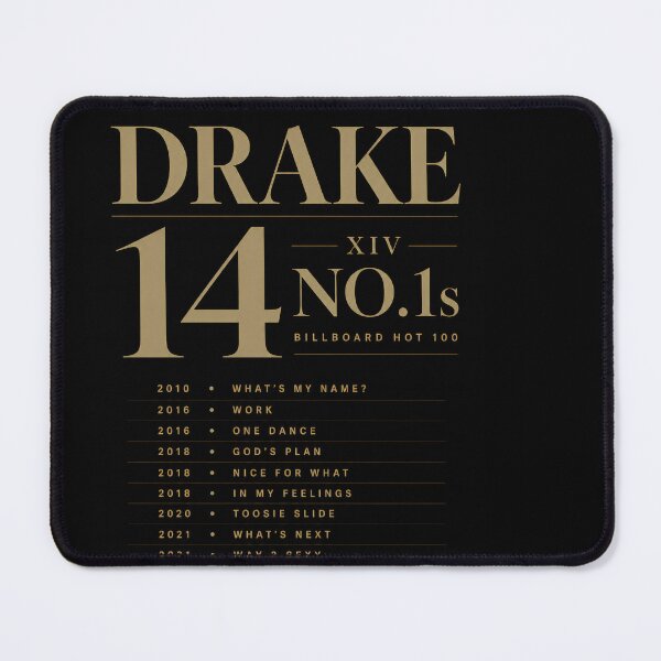 Item preview, Drake 14th Billboard Hot 100 designed and sold by icytone.