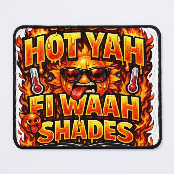 Item preview, Mi su hot yah fi waah shades Caribbean style designed and sold by Iresunfire.