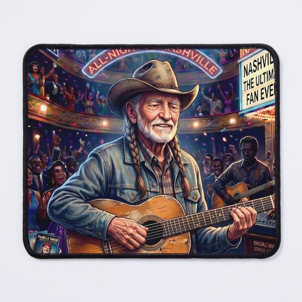 Item preview, Willie Nelson — Red Headed Stranger | Outlaw Country Music designed and sold by DBM Photo Art 1.