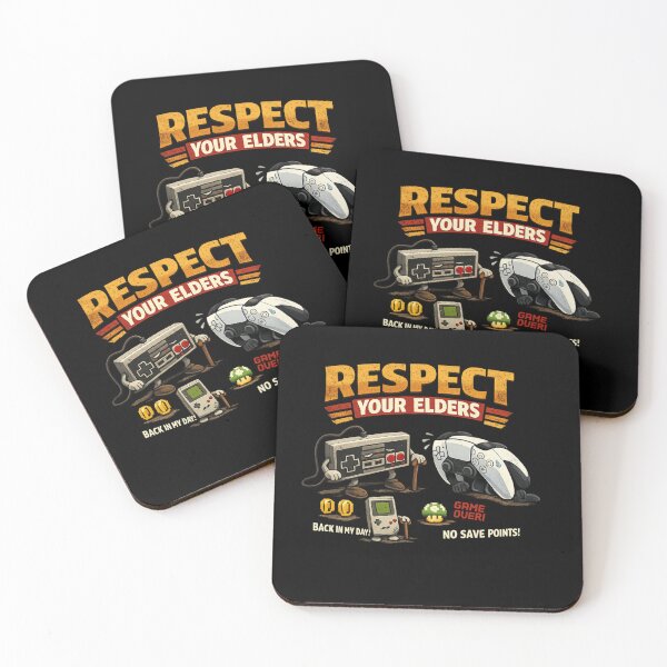 Item preview, Respect Your Elders Gaming Control Retro designed and sold by super-think.