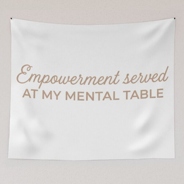 Item preview, Empowerment Served Minimalist Quote | Boundary Setting Streetwear designed and sold by BoundaryCo.