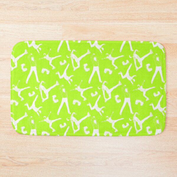 Item preview, Male Figure Skaters White Designs on Lime designed and sold by PD-Skating.