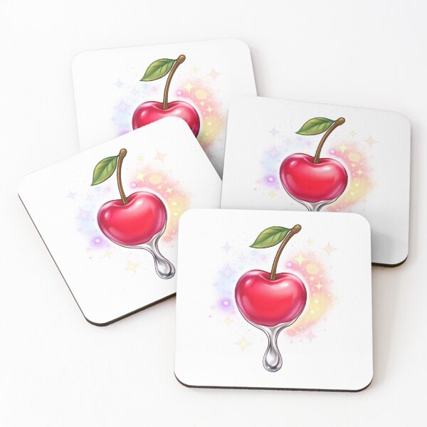Item preview, Vintage 90s Airbrush Dripping Cherry designed and sold by krish-prints.