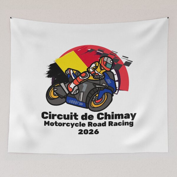Item preview, Circuit de Chimay Motorcycle Road Racing in Belgium. designed and sold by MPC-Mince-Pies.