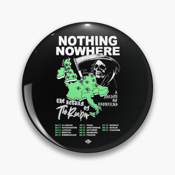 Item preview, nothing,nowhere. The Return of the Reaper Tour Europe designed and sold by xSMxSerena.