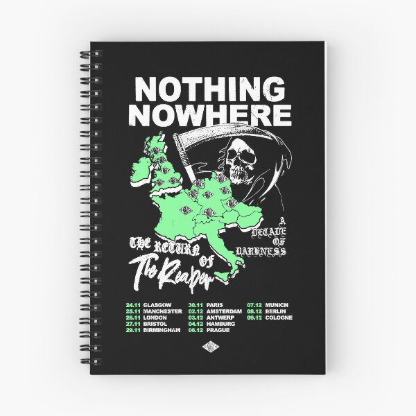 Item preview, nothing,nowhere. The Return of the Reaper Tour Europe designed and sold by xSMxSerena.