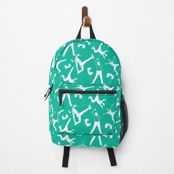 Item preview, Male Figure Skaters White Designs on Green designed and sold by Purposely Designed.
