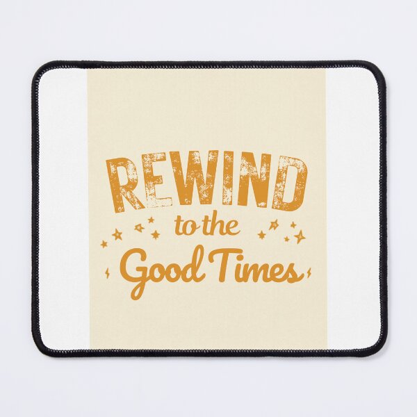 Item preview, Rewind To The Good Times Retro Varsity Typography Vintage Design designed and sold by jojodebondy.