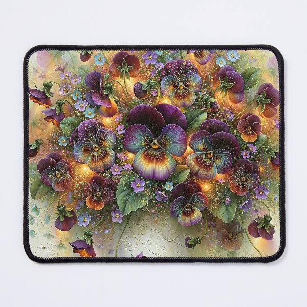 Item preview, “Pansies in the Luminous Drift” designed and sold by bloorose.