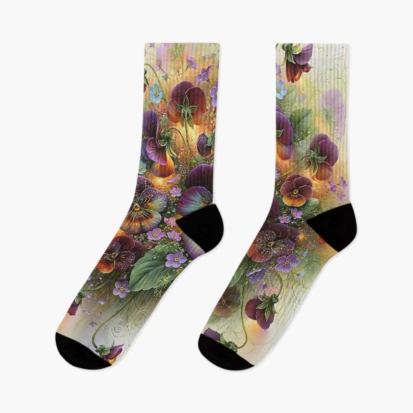 Item preview, “Pansies in the Luminous Drift” designed and sold by bloorose.