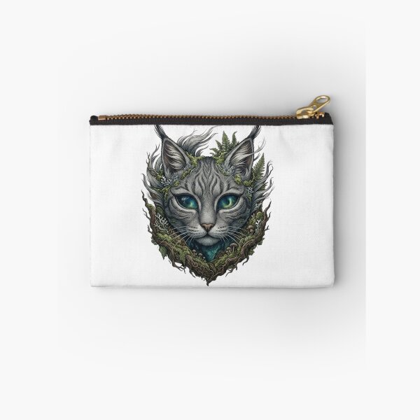 Item preview, Enchanted Forest Cat Greenery Ivy Botanical Art designed and sold by ZENVIRART.