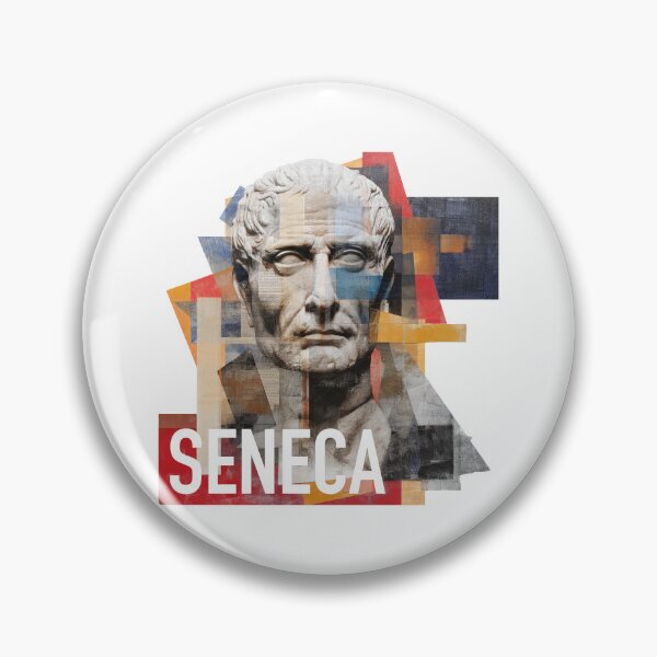 Item preview, Seneca – Stoic Philosophy Collage Art Print | Roman Philosopher Letters on Life Poster designed and sold by OzzFrequency.
