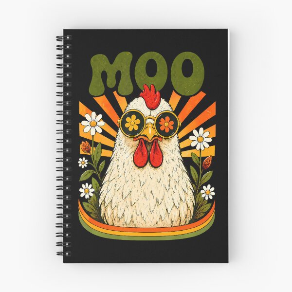 Item preview, Funny Moo Chicken Graphic Tee Men Women Farm Animal Vintage designed and sold by Fereskabilon.