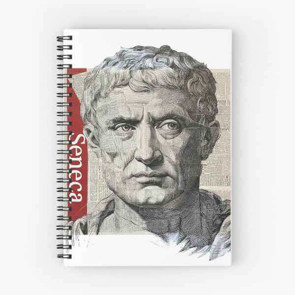 Item preview, Seneca – Stoic Philosophy Collage Art Print | Roman Philosopher Letters on Life Poster designed and sold by OzzFrequency.