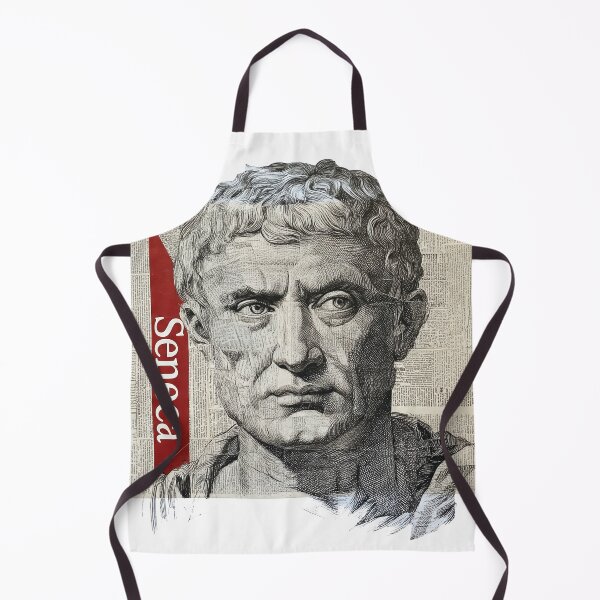 Item preview, Seneca – Stoic Philosophy Collage Art Print | Roman Philosopher Letters on Life Poster designed and sold by OzzFrequency.