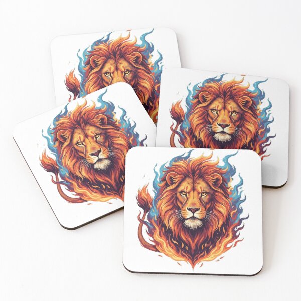 Item preview,  Inferno Lion King designed and sold by PixelStyle Studio.