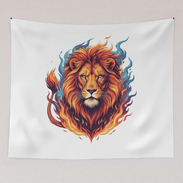 Item preview,  Inferno Lion King designed and sold by PixelStyle Studio.