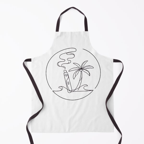Item preview, Tropical Vape Waves – Minimal One Line Summer Design designed and sold by House of Taste Vape Designs.