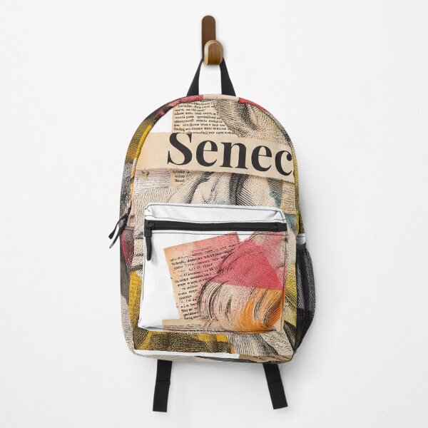 Item preview, Seneca – Stoic Philosophy Collage Art Print | Roman Philosopher Letters on Life Poster designed and sold by OzzFrequency.