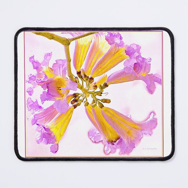 Item preview, Lavender Trumpet Tree Flowers, Digital Art designed and sold by AMacGPhilly.