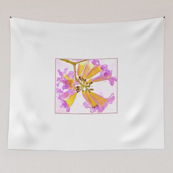 Item preview, Lavender Trumpet Tree Flowers, Digital Art designed and sold by AMacGPhilly.