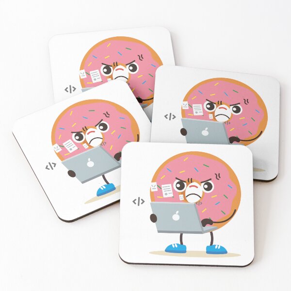 Item preview, Working Donut Laptop Character designed and sold by BetweenForms.