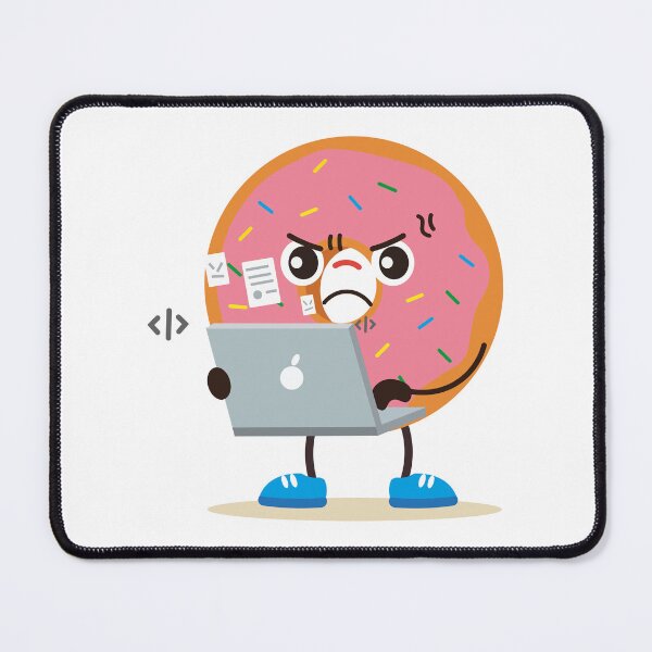 Item preview, Working Donut Laptop Character designed and sold by BetweenForms.