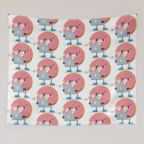 Item preview, Working Donut Laptop Character designed and sold by BetweenForms.
