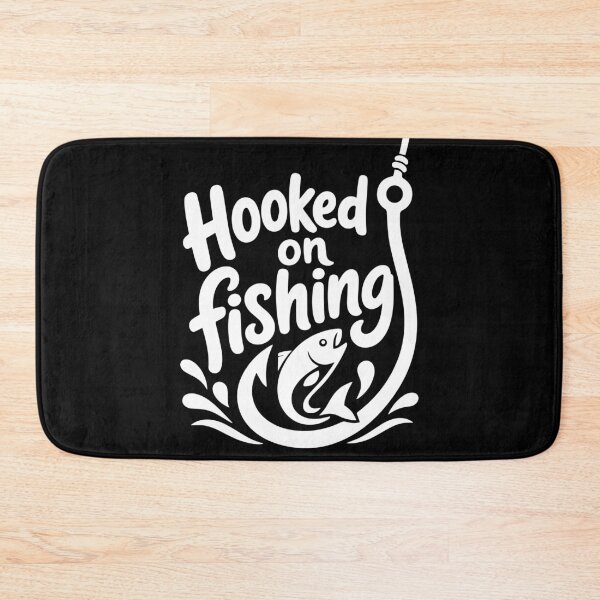 Item preview, Hooked on fishing white version designed and sold by heptenart.