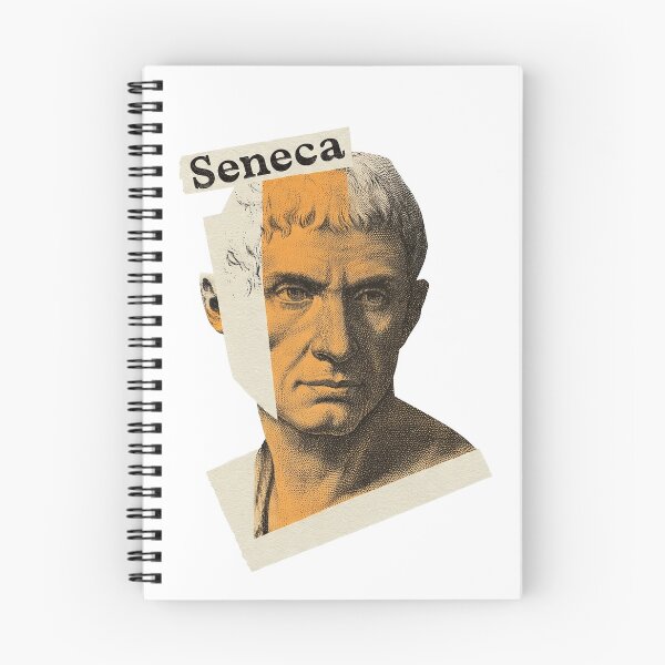 Item preview, Seneca – Stoic Philosophy Collage Art Print | Roman Philosopher Letters on Life Poster designed and sold by OzzFrequency.