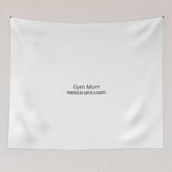 Item preview, Gym Mom Powered by Coffee and Squats Funny Workout Shirt designed and sold by Laylon013.