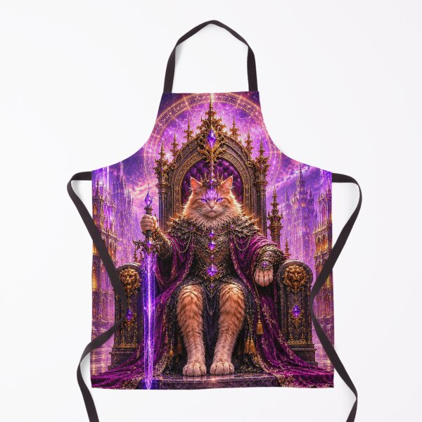 Item preview, Celestial Cat King on the Astral Throne designed and sold by Mindworx21.