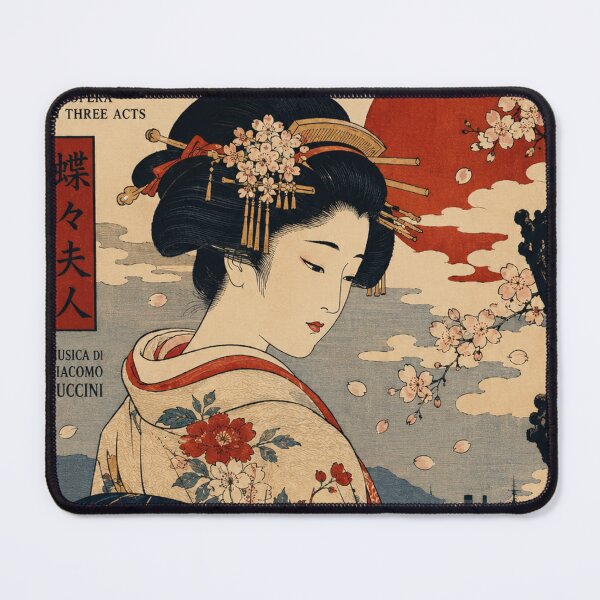 Item preview, Elegant Puccini Madama Butterfly Poster with Japanese Aesthetic and Opera Vibes designed and sold by Analog Aura .