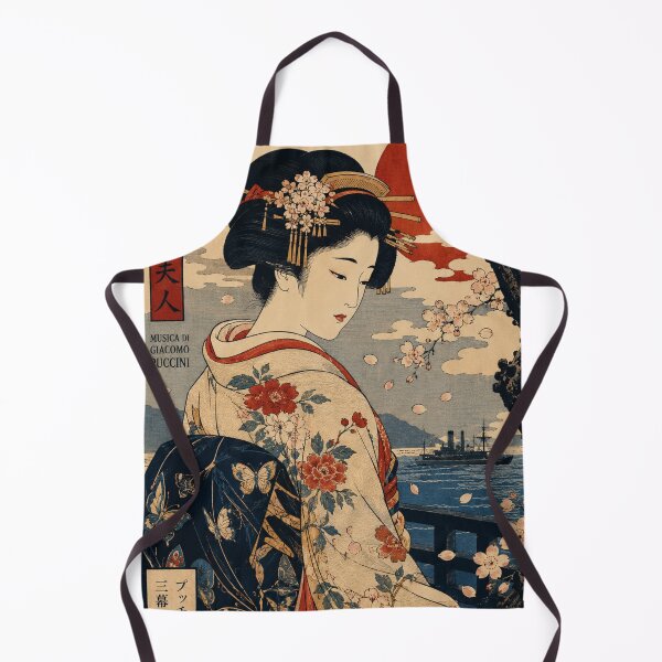 Item preview, Elegant Puccini Madama Butterfly Poster with Japanese Aesthetic and Opera Vibes designed and sold by Analog Aura .