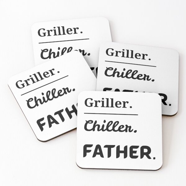 Item preview, “Griller Chiller Father Funny BBQ Dad Shirt Father’s Day Gift For Dad From Daughter Son Kids Grill Master Gift”   designed and sold by TheodoraByAVP.