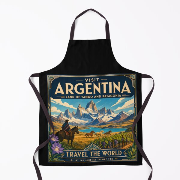 Item preview, Visit Argentina - Vintage Travel Poster designed and sold by amithc.