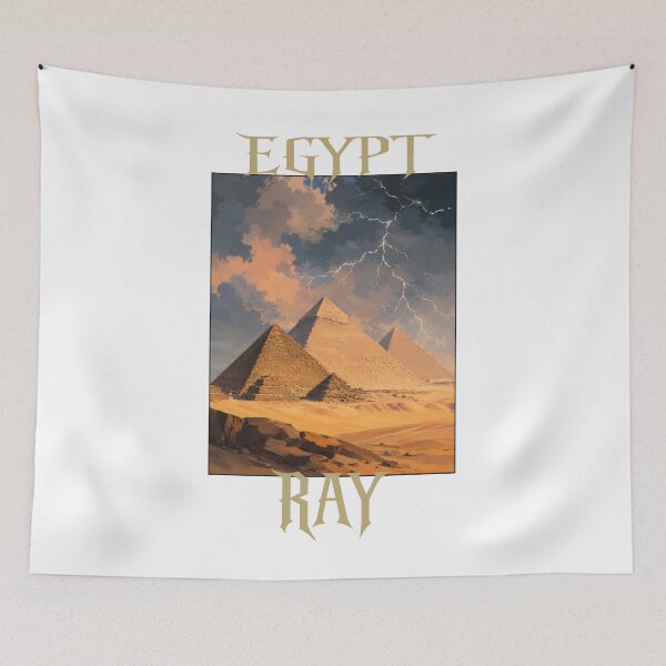 Item preview, Egypt Storm Desert Vintage Poster | RAY Streetwear Aesthetic Graphic Tee designed and sold by RAYapparel.