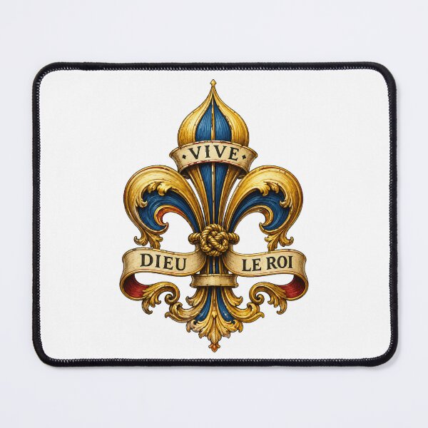 Item preview, Vive Dieu Le Roi Catholic Vendée Symbol | French Royal Heritage Emblem | Counter-Revolution Historical Design designed and sold by Crux Fidelis.