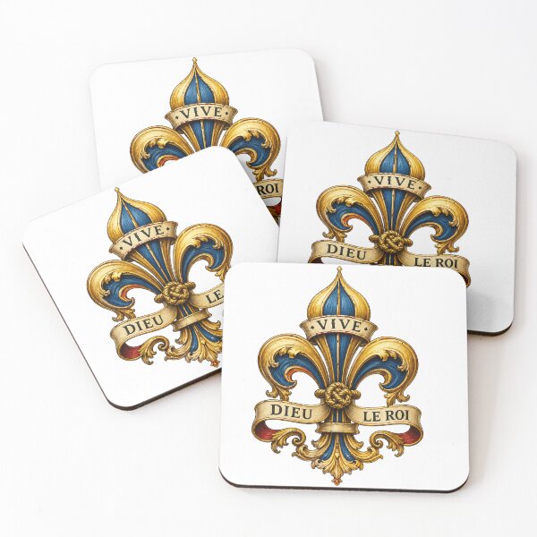 Item preview, Vive Dieu Le Roi Catholic Vendée Symbol | French Royal Heritage Emblem | Counter-Revolution Historical Design designed and sold by Crux Fidelis.