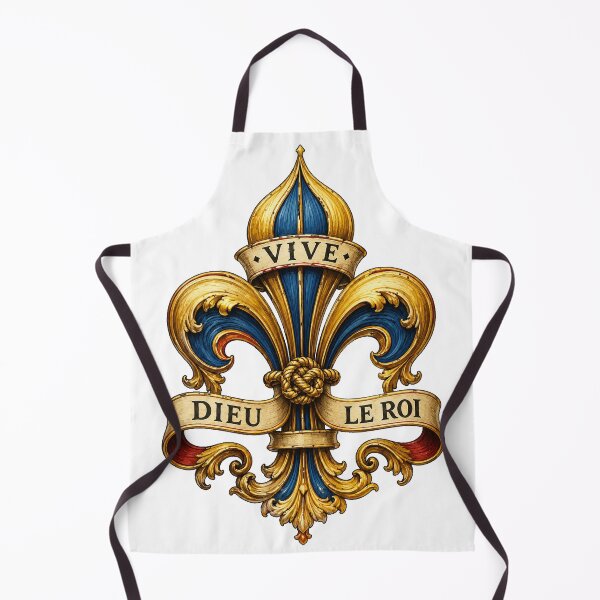 Item preview, Vive Dieu Le Roi Catholic Vendée Symbol | French Royal Heritage Emblem | Counter-Revolution Historical Design designed and sold by Crux Fidelis.