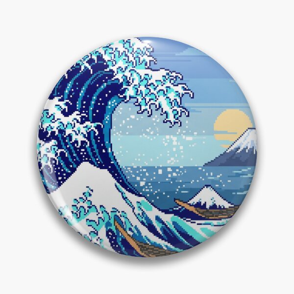 Item preview, 16 Bit - Great Wave designed and sold by Ctrl-Alt-Dunk.