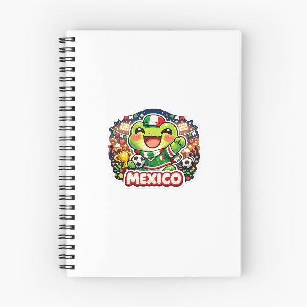 Item preview, Happy Soccer Frog Mexican Fan Sticker designed and sold by Cozy404Lab.