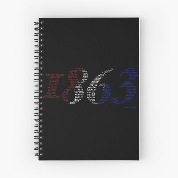 Artikelvorschau, Gettysburg Address von Abraham Lincoln Typografie RWB entworfen und verkauft von ACAmes.