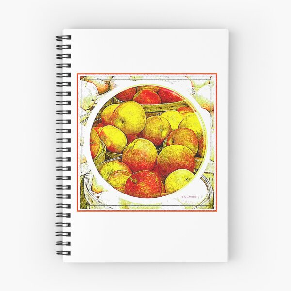 Item preview, Apples in Wooden Baskets, Still Life, Digital Art designed and sold by AMacGPhilly.