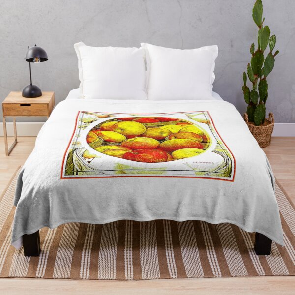 Item preview, Apples in Wooden Baskets, Still Life, Digital Art designed and sold by AMacGPhilly.