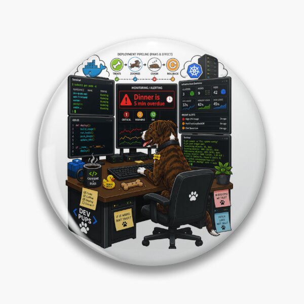 Item preview, CI-CD dog pipeline designed and sold by Against-the-Rot.