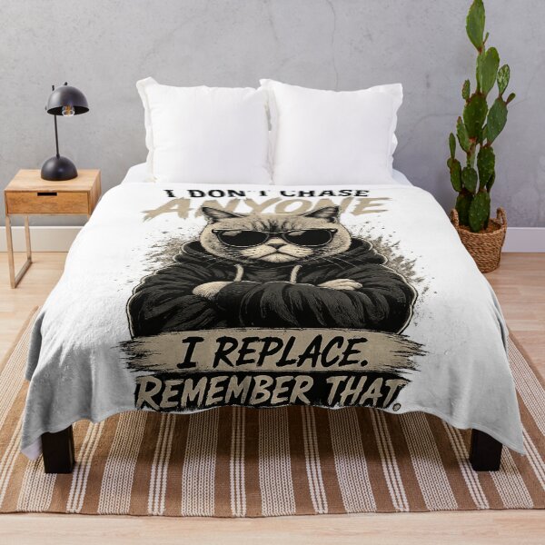 Item preview, I Don’t Chase Anyone — I Replace designed and sold by Dusk & Dawn Apparel.
