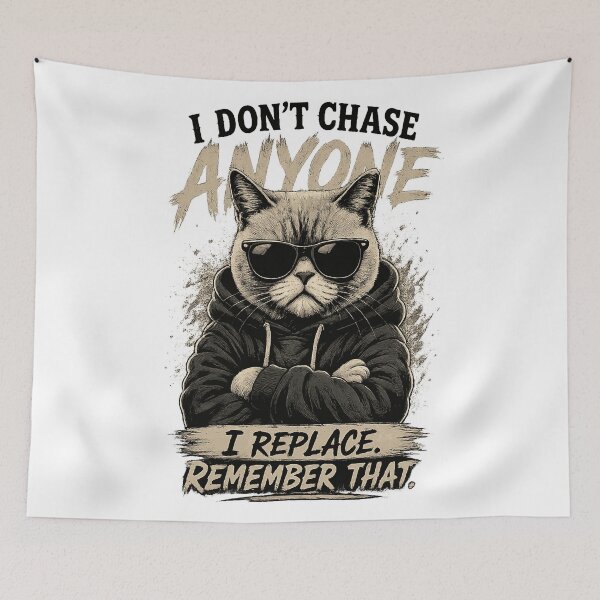Item preview, I Don’t Chase Anyone — I Replace designed and sold by Dusk & Dawn Apparel.