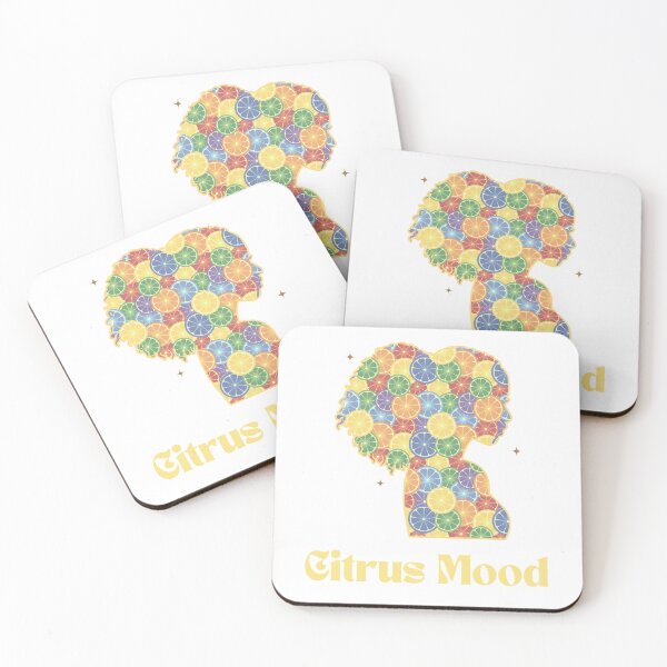 Item preview, Citrus Mood Afro Silhouette Tee designed and sold by QuirkyCloud Designs.
